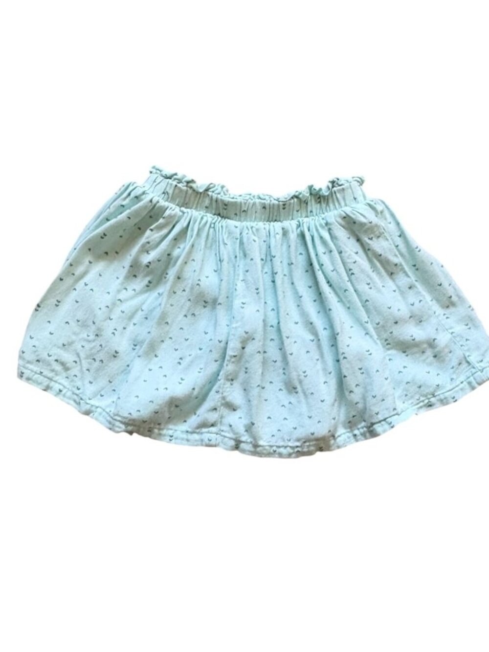 Jumping Beans Girls Playground Skirt-Teal W/ Hearts-Size 2T-GUC